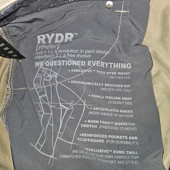 Kuhl Mens Rydr Outdoor Pants Jeans Brown 40x32 - Picture 13 of 16